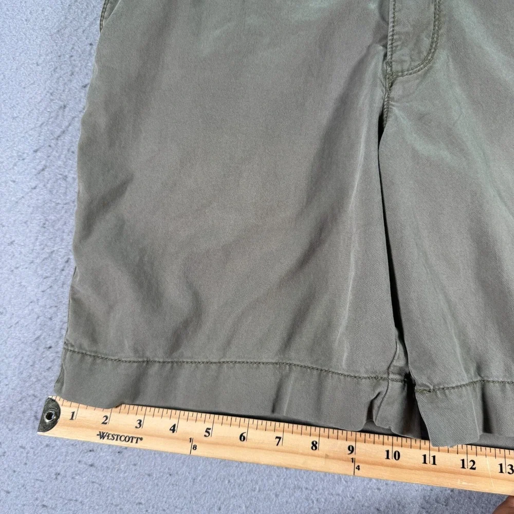 Tommy Bahama‎ Chino Shorts Mens 30 Green Solid Comfort Preppy Beach 8